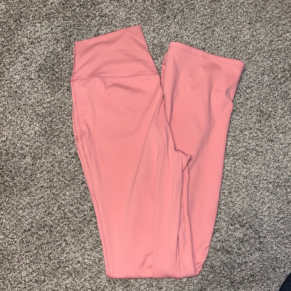 Light pink flare leggings